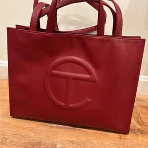 Telfar Medium Oxblood Shopper